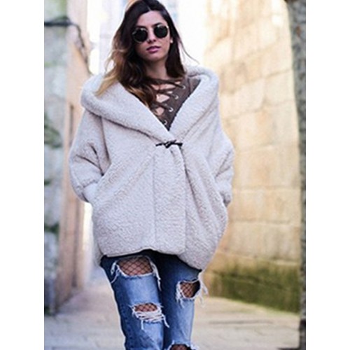 Loose Warm Cashmere Womens Winter Coats